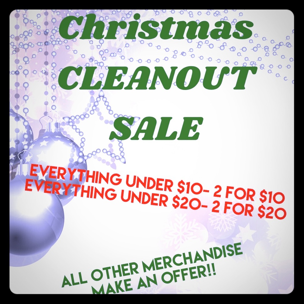 CHRISTMAS SALE!  NOW THROUGH DEC. 31